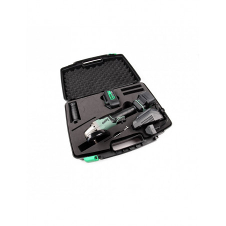 Kit meuleuse d'angle 18V KIELDER 115mm (avec 2 batteries 5.0Ah et chargeur)