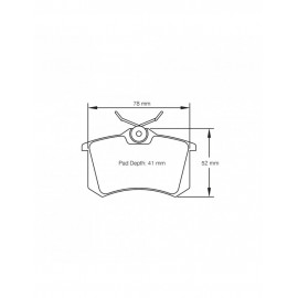 Plaquettes de frein Pagid S1158 RS42,RS44 Plaquettes de frein Pagid S1158 RS42,RS44