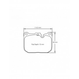 Plaquettes de frein Pagid S4931 RSL1,RSL29 Plaquettes de frein Pagid S4931 RSL1,RSL29