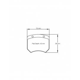 Plaquettes de frein Pagid rodées S1363 RSL2