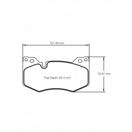 Plaquettes de frein Pagid S8278 RSL1,RSL29 Plaquettes de frein Pagid S8278 RSL1,RSL29