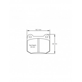 Plaquettes de frein Pagid S1587 RS14,RS42 Plaquettes de frein Pagid S1587 RS14,RS42