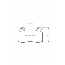 Plaquettes de frein Pagid rodées S1408 RSL29