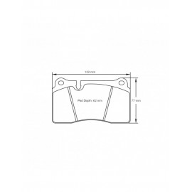 Plaquettes de frein Pagid rodées S4906 RSC1