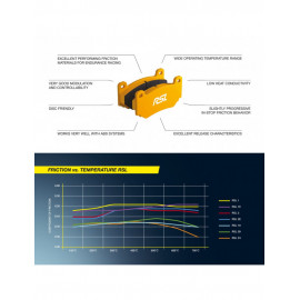 Plaquettes de frein Pagid rodées S1295 RSL1,RSL2,RSL29