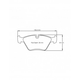 Plaquettes de frein Pagid rodées S1295 RSL1,RSL2,RSL29