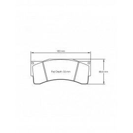 Plaquettes de frein Pagid rodées S2557 RST1,RST3