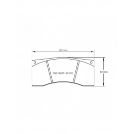 Plaquettes de frein Pagid rodées S1595 RSL1