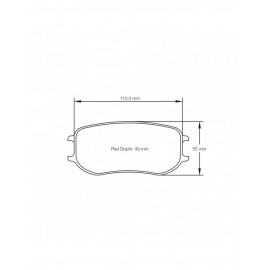 Plaquettes de frein Pagid rodées S4921 RSL1