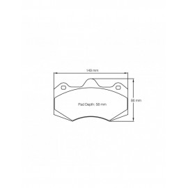Plaquettes de frein Pagid rodées S4346 RSL1,RSL2,RSL29 Plaquettes de frein Pagid rodées S4346 RSL1,RSL2,RSL29