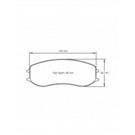 Plaquettes de frein Pagid rodées S4928 RSL1,RSL2