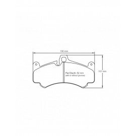 Plaquettes de frein Pagid S8003 RSL1,RSL29 Plaquettes de frein Pagid S8003 RSL1,RSL29