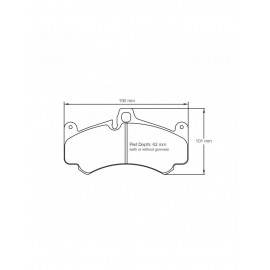 Plaquettes de frein Pagid rodées S8004 RSL1,RSL2,RSL29