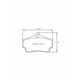 Plaquettes de frein Pagid S2406 RS14,RS42,RS44