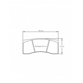 Plaquettes de frein Pagid rodées S8030 RST1,RST3,RST5 Plaquettes de frein Pagid rodées S8030 RST1,RST3,RST5