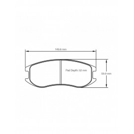 Plaquettes de frein Pagid S8251 RSL1,RSL29 Plaquettes de frein Pagid S8251 RSL1,RSL29
