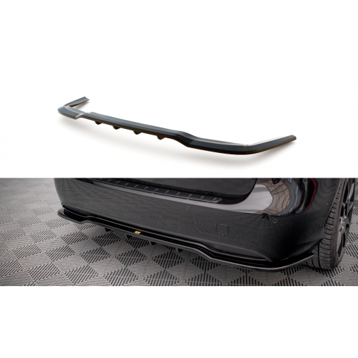 MAXTON Central Arriere Splitter (avec une barre verticale) Mercedes-Benz B W246 Facelift MAXTON Central Arriere Splitter (avec une barre verticale) Mercedes-Benz B W246 Facelift