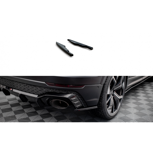 MAXTON Lames De Pare-Chocs Arrière Latérales V.2 Audi RSQ8 Mk1 MAXTON Lames De Pare-Chocs Arrière Latérales V.2 Audi RSQ8 Mk1