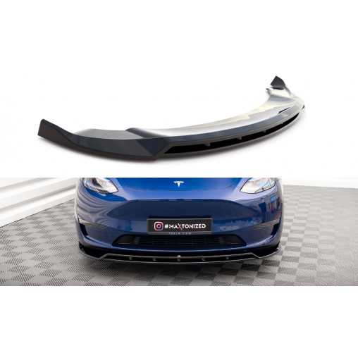 MAXTON Lame Du Pare-Chocs Avant V.2 Tesla Model Y MAXTON Lame Du Pare-Chocs Avant V.2 Tesla Model Y