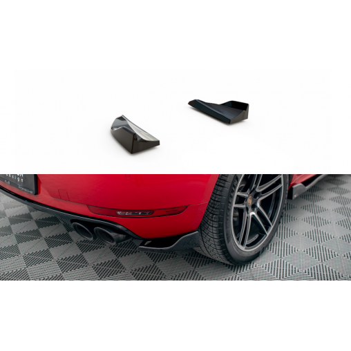 MAXTON Lames De Pare-Chocs Arrière Latérales Porsche Macan Mk1 Facelift MAXTON Lames De Pare-Chocs Arrière Latérales Porsche Macan Mk1 Facelift