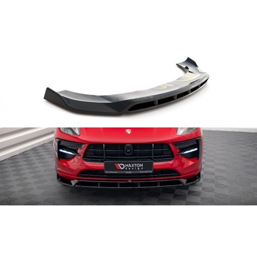 MAXTON Lame Du Pare-Chocs Avant V.2 Porsche Macan Mk1 Facelift MAXTON Lame Du Pare-Chocs Avant V.2 Porsche Macan Mk1 Facelift