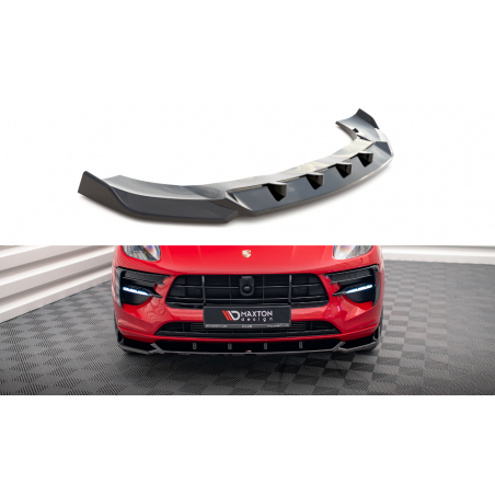 MAXTON Lame Du Pare-Chocs Avant V.1 Porsche Macan Mk1 Facelift
