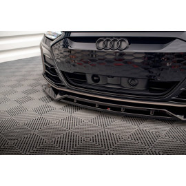 MAXTON Lame Du Pare-Chocs Avant V.2 Audi e-Tron GT / RS GT Mk1 MAXTON Lame Du Pare-Chocs Avant V.2 Audi e-Tron GT / RS GT Mk1