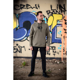 MAXTON Mens Khaki Hoodie MAXTON Mens Khaki Hoodie