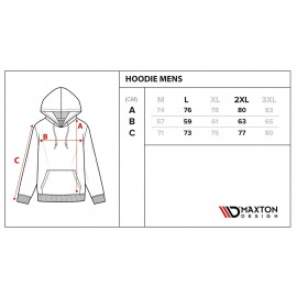 MAXTON Mens Khaki Hoodie MAXTON Mens Khaki Hoodie