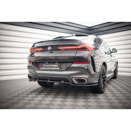 MAXTON Central Arriere Splitter (avec une barre verticale) V.3 BMW X6 M-Pack G06 MAXTON Central Arriere Splitter (avec une barre verticale) V.3 BMW X6 M-Pack G06