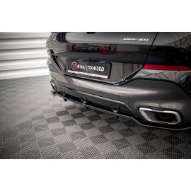 MAXTON Central Arriere Splitter (avec une barre verticale) V.2 BMW X6 M-Pack G06 MAXTON Central Arriere Splitter (avec une barre verticale) V.2 BMW X6 M-Pack G06