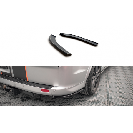 MAXTON Lames De Pare-Chocs Arrière Latérales Ford Transit Custom ST-Line Mk1 Facelift