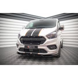 MAXTON Lame Du Pare-Chocs Avant Ford Transit Custom ST-Line Mk1 Facelift MAXTON Lame Du Pare-Chocs Avant Ford Transit Custom ST-Line Mk1 Facelift