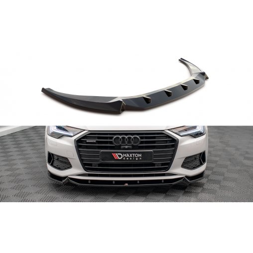MAXTON Lame Du Pare-Chocs Avant V.2 Audi A6 C8 MAXTON Lame Du Pare-Chocs Avant V.2 Audi A6 C8