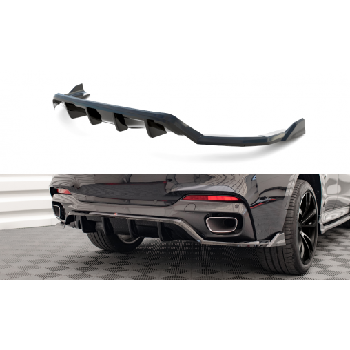 MAXTON Central Arriere Splitter (avec une barre verticale) BMW X6 M-Pack F16 MAXTON Central Arriere Splitter (avec une barre verticale) BMW X6 M-Pack F16