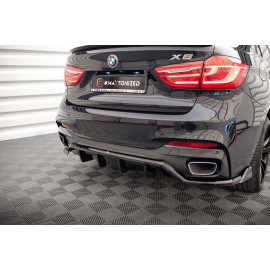 MAXTON Central Arriere Splitter (avec une barre verticale) BMW X6 M-Pack F16 MAXTON Central Arriere Splitter (avec une barre verticale) BMW X6 M-Pack F16