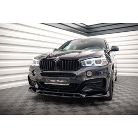 MAXTON Lame Du Pare-Chocs Avant V.3 BMW X6 M-Pack F16 MAXTON Lame Du Pare-Chocs Avant V.3 BMW X6 M-Pack F16