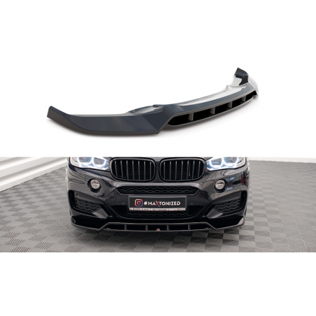 MAXTON Lame Du Pare-Chocs Avant V.2 BMW X6 M-Pack F16