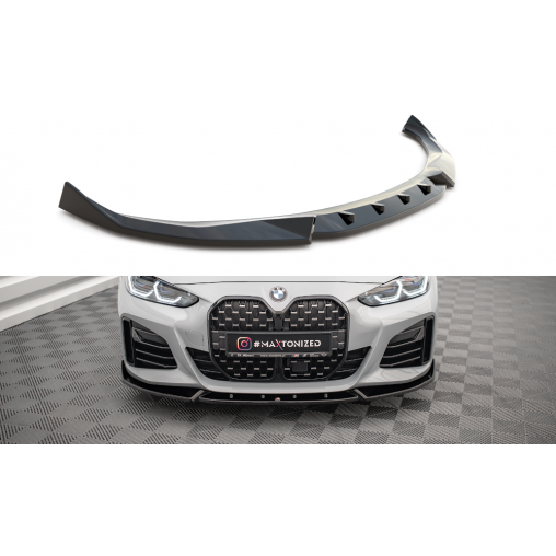 MAXTON Lame Du Pare-Chocs Avant V.2 BMW 4 Gran Coupe M-Pack G26 MAXTON Lame Du Pare-Chocs Avant V.2 BMW 4 Gran Coupe M-Pack G26