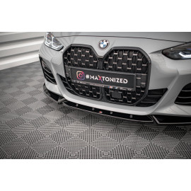 MAXTON Lame Du Pare-Chocs Avant V.2 BMW 4 Gran Coupe M-Pack G26 MAXTON Lame Du Pare-Chocs Avant V.2 BMW 4 Gran Coupe M-Pack G26