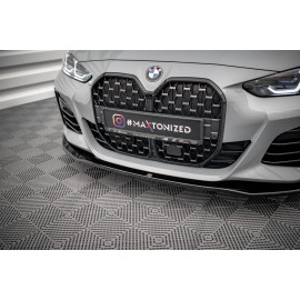 MAXTON Lame Du Pare-Chocs Avant V.1 BMW 4 Gran Coupe M-Pack G26 MAXTON Lame Du Pare-Chocs Avant V.1 BMW 4 Gran Coupe M-Pack G26