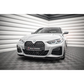 MAXTON Lame Du Pare-Chocs Avant V.1 BMW 4 Gran Coupe M-Pack G26 MAXTON Lame Du Pare-Chocs Avant V.1 BMW 4 Gran Coupe M-Pack G26