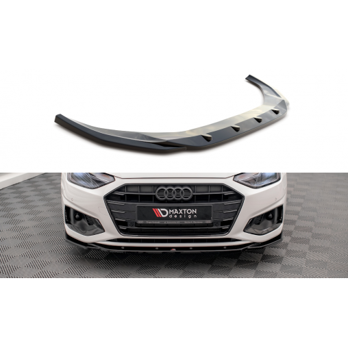 MAXTON Lame Du Pare-Chocs Avant V.2 Audi A4 B9 Facelift MAXTON Lame Du Pare-Chocs Avant V.2 Audi A4 B9 Facelift