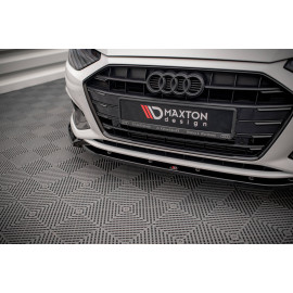MAXTON Lame Du Pare-Chocs Avant V.1 Audi A4 B9 Facelift MAXTON Lame Du Pare-Chocs Avant V.1 Audi A4 B9 Facelift