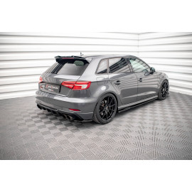 MAXTON Lames De Pare-Chocs Arrière Latérales Audi S3 Sportback 8V Facelift MAXTON Lames De Pare-Chocs Arrière Latérales Audi S3 Sportback 8V Facelift