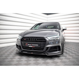MAXTON Lame Du Pare-Chocs Avant V.3 Audi S3 Sportback 8V Facelift MAXTON Lame Du Pare-Chocs Avant V.3 Audi S3 Sportback 8V Facelift