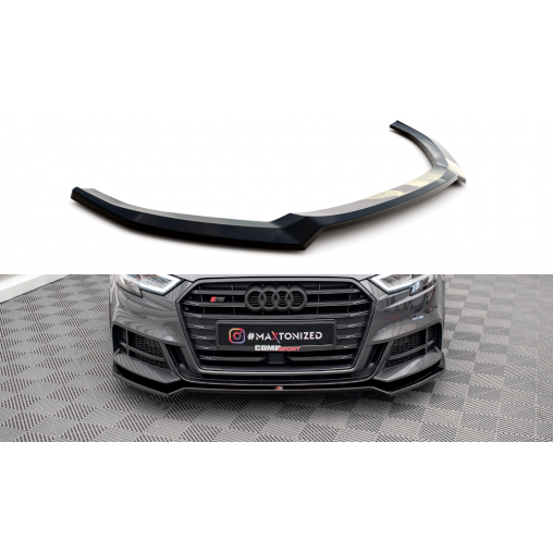 MAXTON Lame Du Pare-Chocs Avant V.2 Audi S3 Sportback 8V Facelift MAXTON Lame Du Pare-Chocs Avant V.2 Audi S3 Sportback 8V Facelift