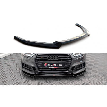MAXTON Lame Du Pare-Chocs Avant V.2 Audi S3 Sportback 8V Facelift