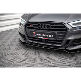MAXTON Lame Du Pare-Chocs Avant V.2 Audi S3 Sportback 8V Facelift MAXTON Lame Du Pare-Chocs Avant V.2 Audi S3 Sportback 8V Facelift