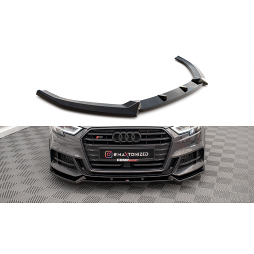 MAXTON Lame Du Pare-Chocs Avant V.1 Audi S3 Sportback 8V Facelift MAXTON Lame Du Pare-Chocs Avant V.1 Audi S3 Sportback 8V Facelift